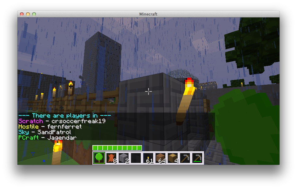 An example showing who's in what world