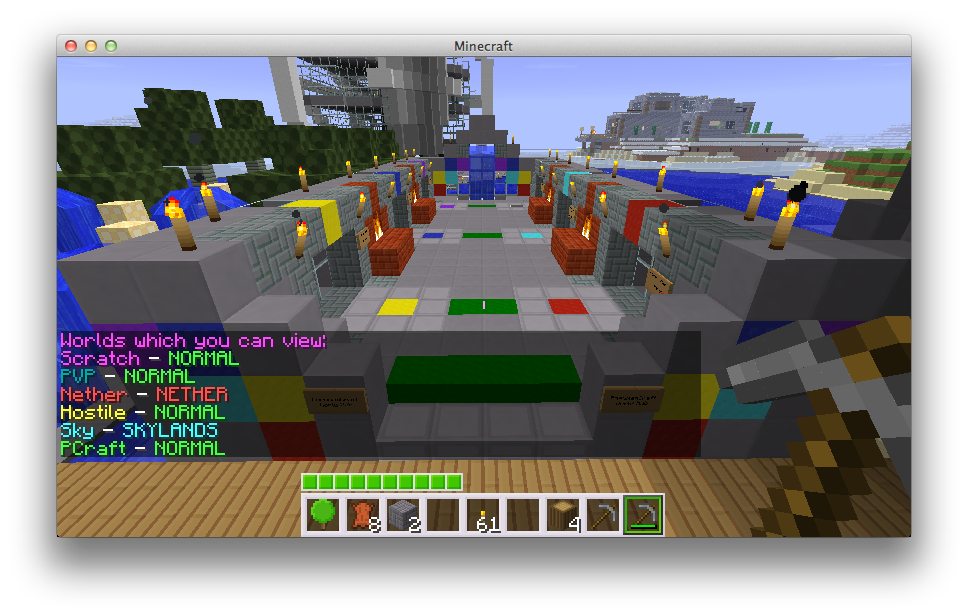 Example of world aliases with color